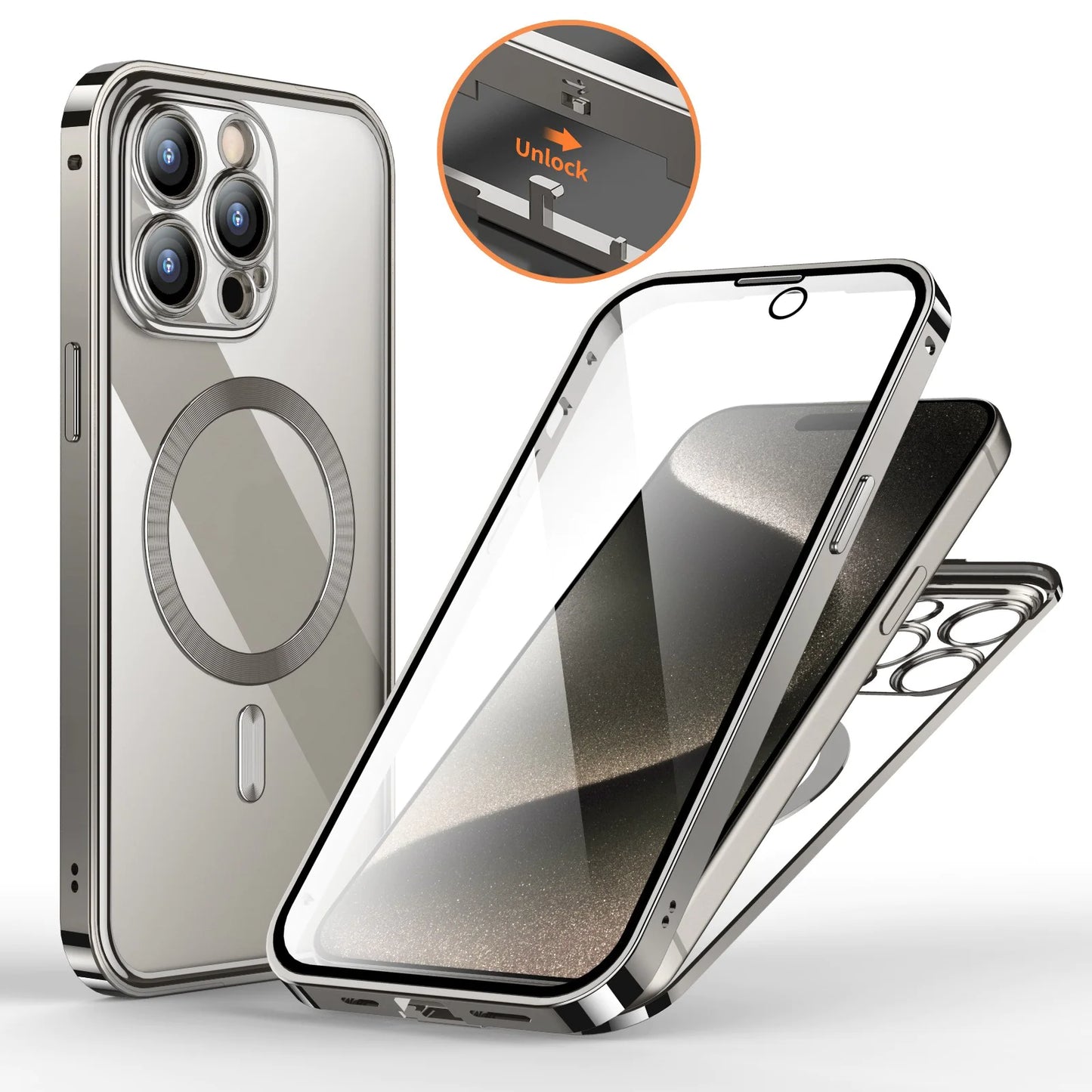 Magnetic HD Clarity Phone Case - Mart of Leon