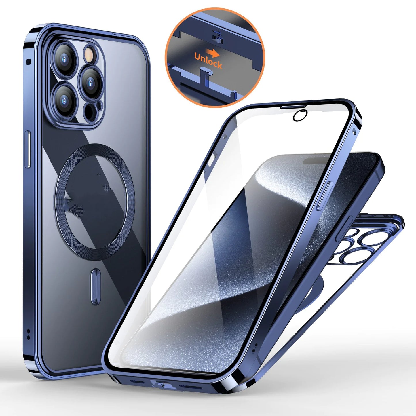 Magnetic HD Clarity Phone Case - Mart of Leon