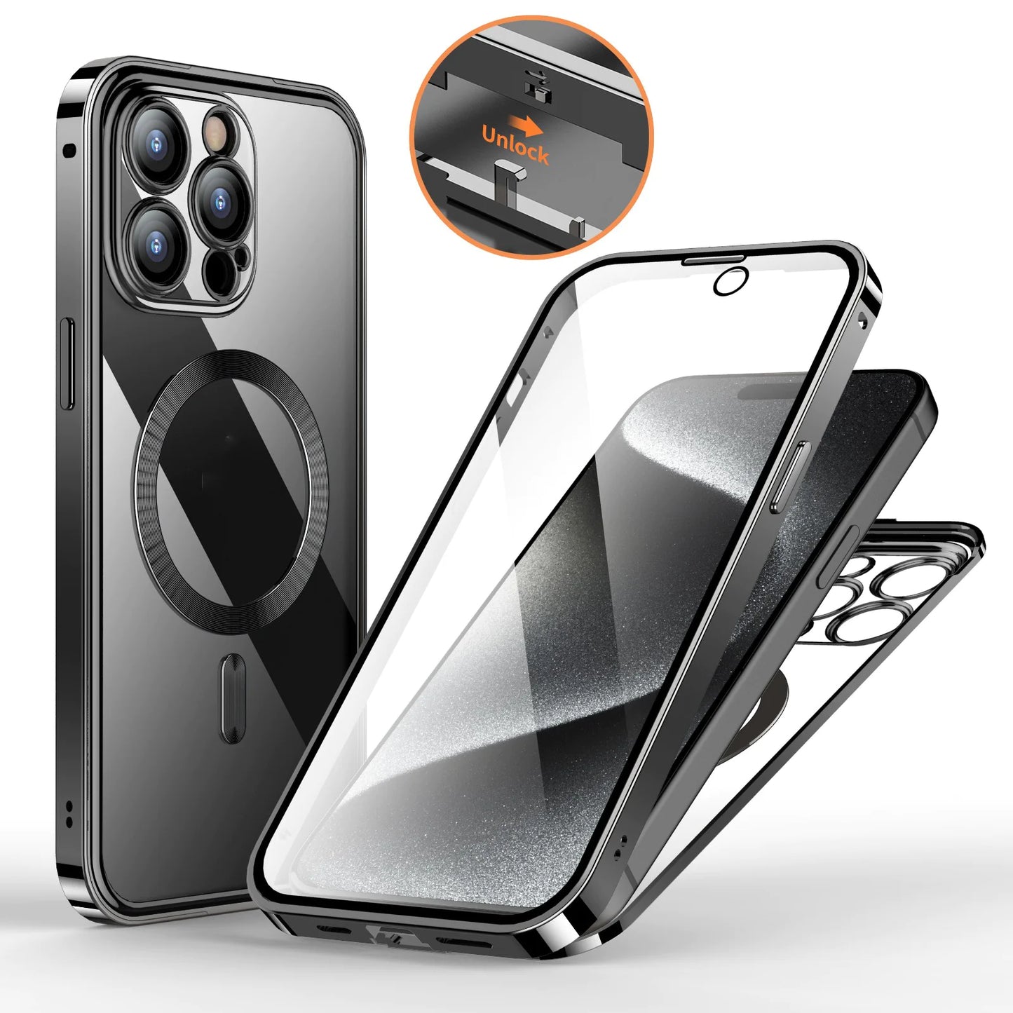 Magnetic HD Clarity Phone Case - Mart of Leon
